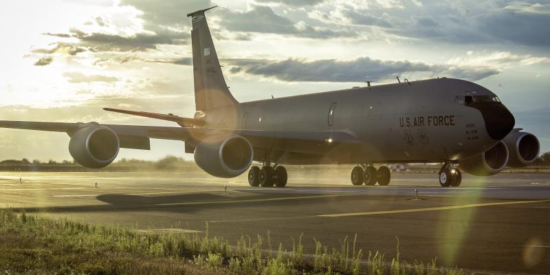 c-130 airplane on runway